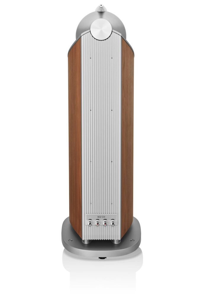 802 D4 Satin Walnut Rear with reflection