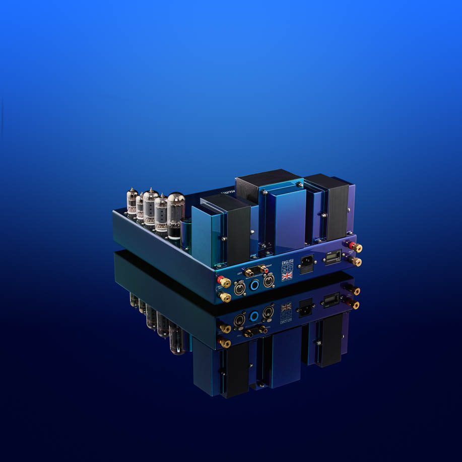 English Acoustics 41c Peacock Blue rear