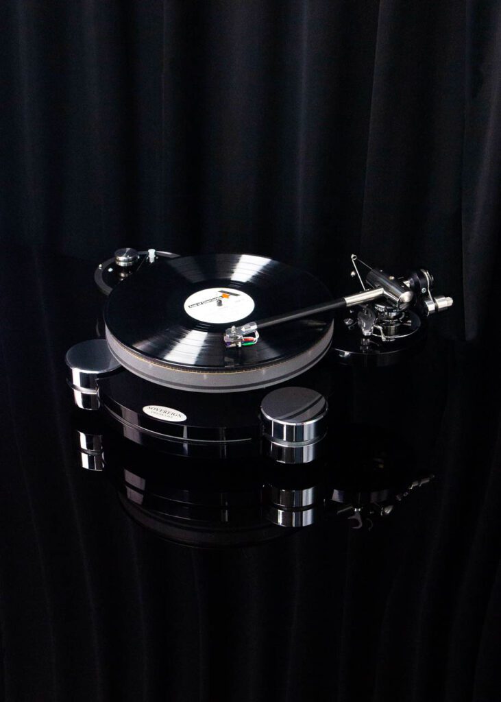 Origin Live Sovereign S Mk5 turntable and Agile tonearm playing record