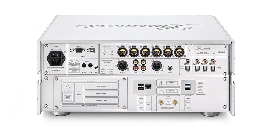 Burmester 111 rear panel