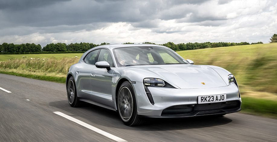 Porsche Taycan Turbo S Sport Tourismo with Burmester sound system