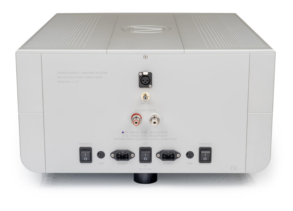 Karan Acoustics Master Collection POWERb MONO rear panel
