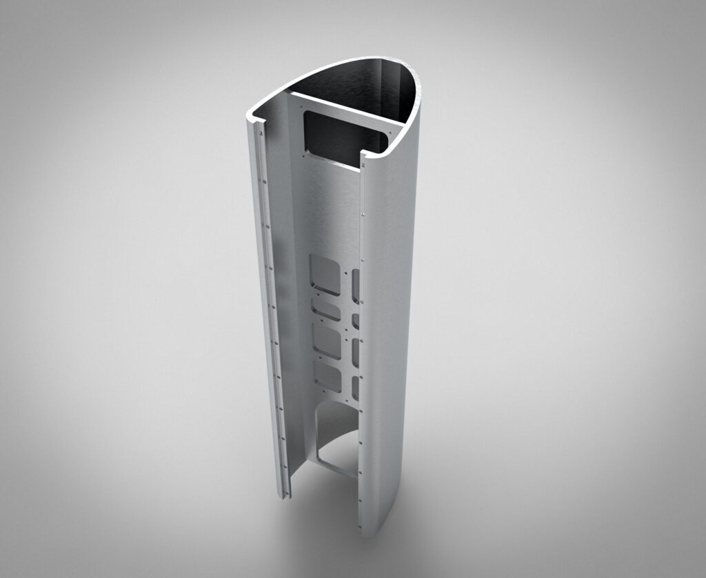 Magico S2 extruded aluminium enclosure